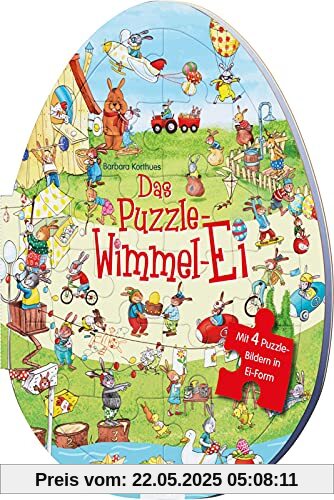 Das Puzzle-Wimmel-Ei: Ein Spiel- und Mitmachbuch, Ostergeschenk für Kinder ab 3