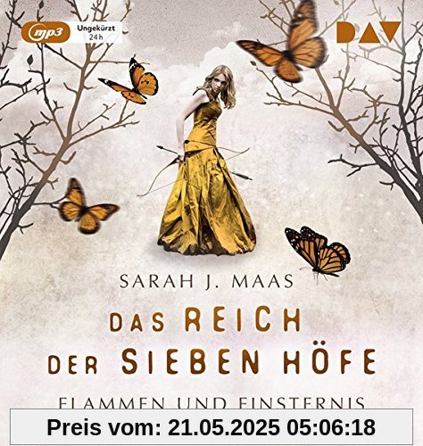 Das Reich der sieben Höfe - Teil 2: Flammen und Finsternis: Ungekürzte Lesung mit Ann Vielhaben und Simon Jäger (2 mp3-CDs)