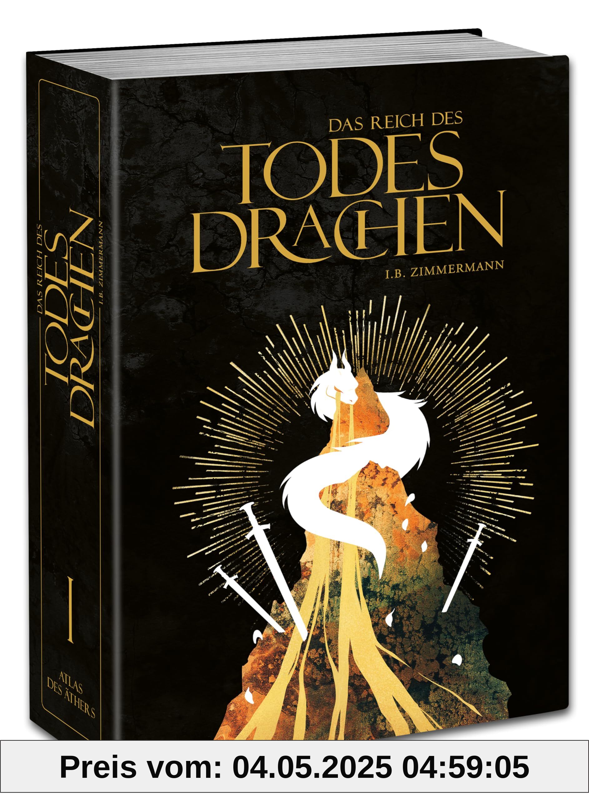 Das Reich des Todesdrachen: High-Fantasy-Epos. Der erste Band der Atlas des Äthers Reihe. Mit Graphic-Novel-Teil.