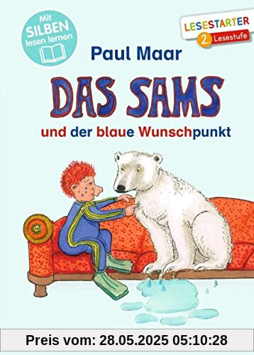 Das Sams und der blaue Wunschpunkt: Mit Silben lesen lernen. Lesestarter 2. Lesestufe