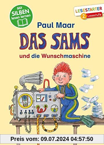 Das Sams und die Wunschmaschine: Mit Silben lesen lernen. Lesestarter 2. Lesestufe