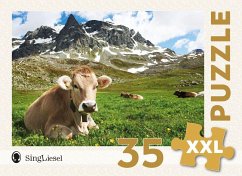 Das SingLiesel-Puzzle für Menschen mit Demenz: Kuh auf der Alp von Singliesel