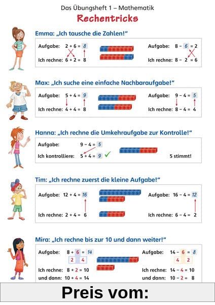 Das Übungsheft Mathematik 1 – Poster (Übungsheft Mathematik 1 neu)