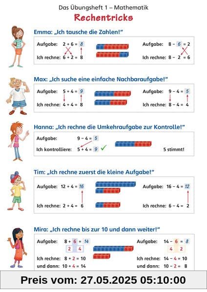 Das Übungsheft Mathematik 1 – Poster (Übungsheft Mathematik 1 neu)