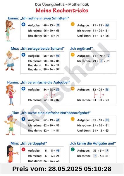 Das Übungsheft Mathematik 2 – Poster