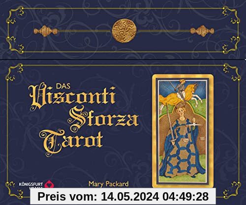 Das Visconti Sforza Tarot, m. 1 Buch, m. 78 Beilage: 78 Tarotkarten mit Buch in hochwertiger Box mit Magnetverschluss