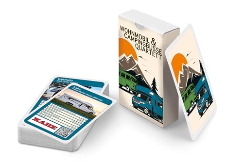 Das Wohnmobil & Campingbusse Quartett: 32 Karten voll Spielespaß für Camping-Begeisterte von Dolde Medien Verlag GmbH