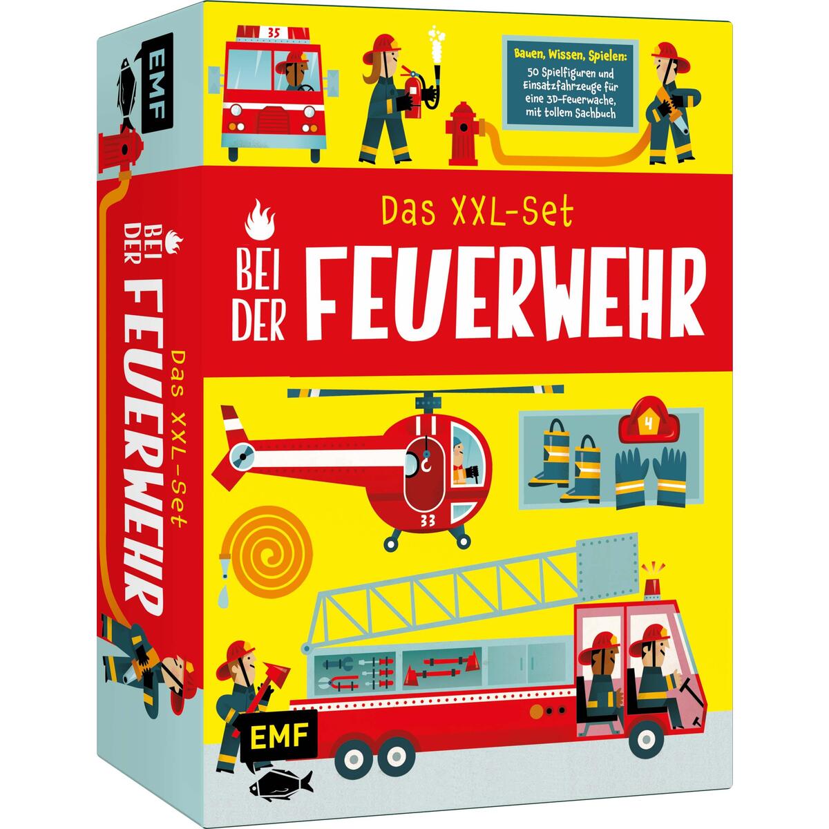 Das XXL-Set - Bauen, Wissen, Spielen: Bei der Feuerwehr Das XXL-Set - Bauen, Wissen, Spielen: Bei der Feuerwehr von Edition Michael Fischer