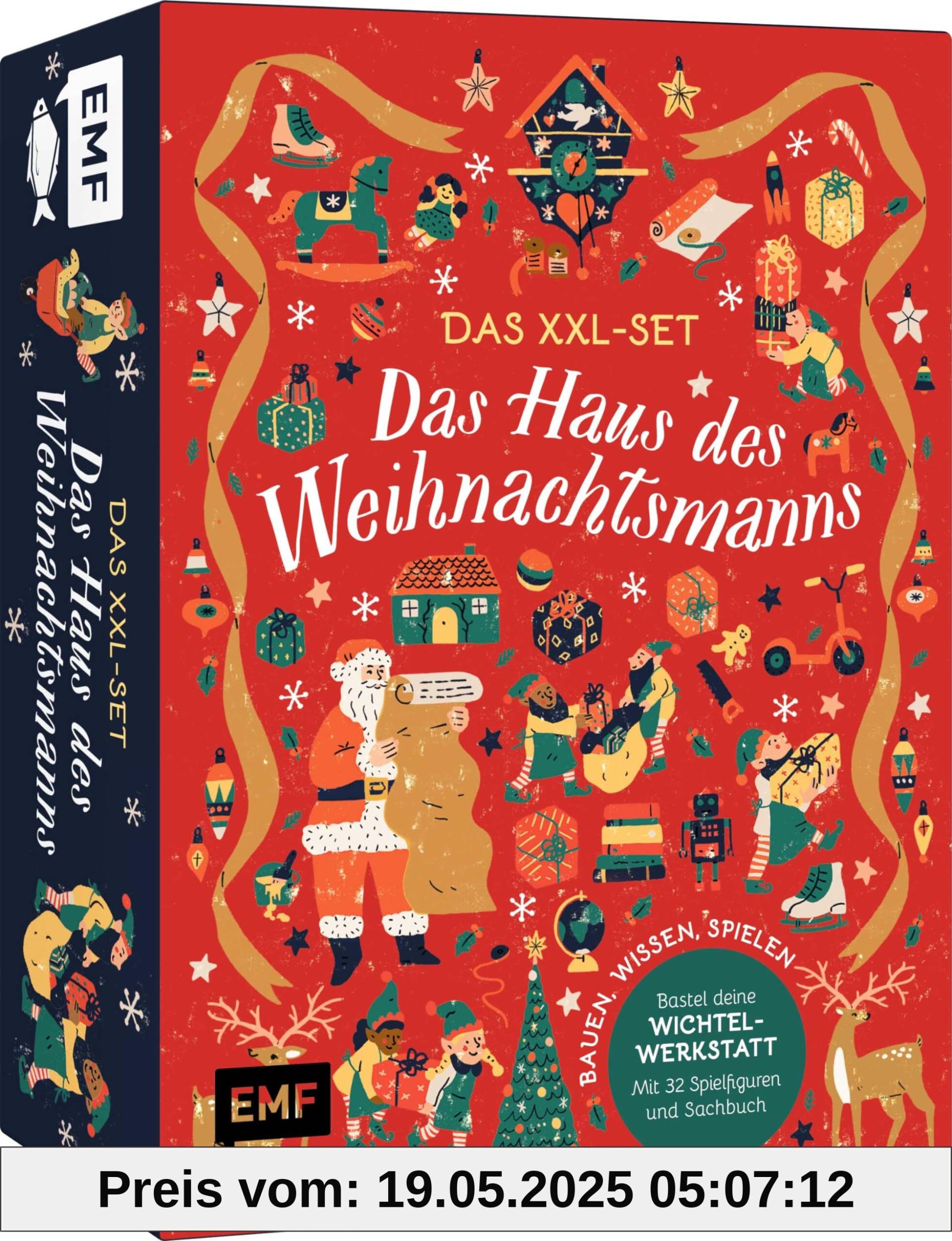 Das XXL-Set – Das Haus des Weihnachtsmanns: Bastel deine weihnachtliche Wichtelwerkstatt zum Spielen und Entdecken, mit 32 zauberhaften Spielfiguren und Sachbuch – Bauen, Wissen, Spielen Das XXL-Set – Das Haus des Weihnachtsmanns: Bastel deine weihnachtliche Wichtelwerkstatt zum Spielen und Entdecken, mit 32 zauberhaften Spielfiguren und Sachbuch – Bauen, Wissen, Spielen