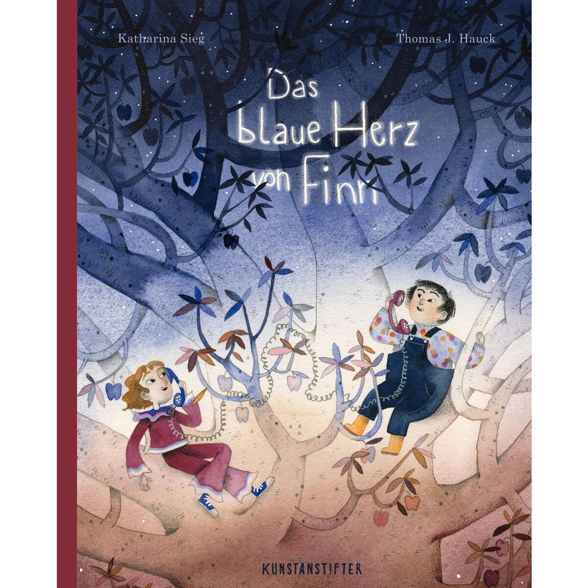 Das blaue Herz von Finn von kunstanstifter GmbH