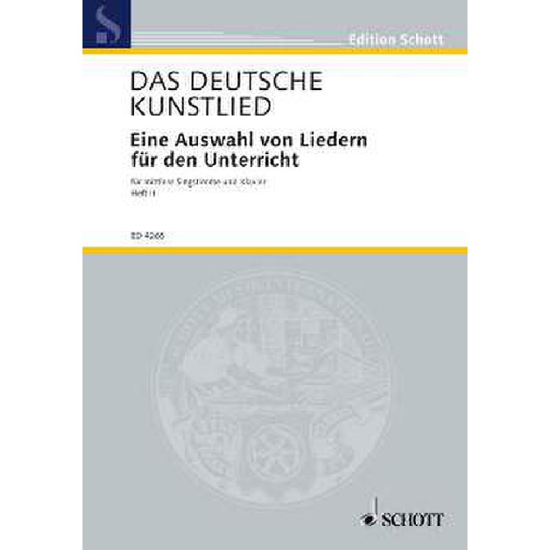 Das deutsche Kunstlied 2 Das deutsche Kunstlied 2