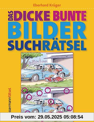 Das dicke bunte Bildersuchrätsel (Finde den Fehler)