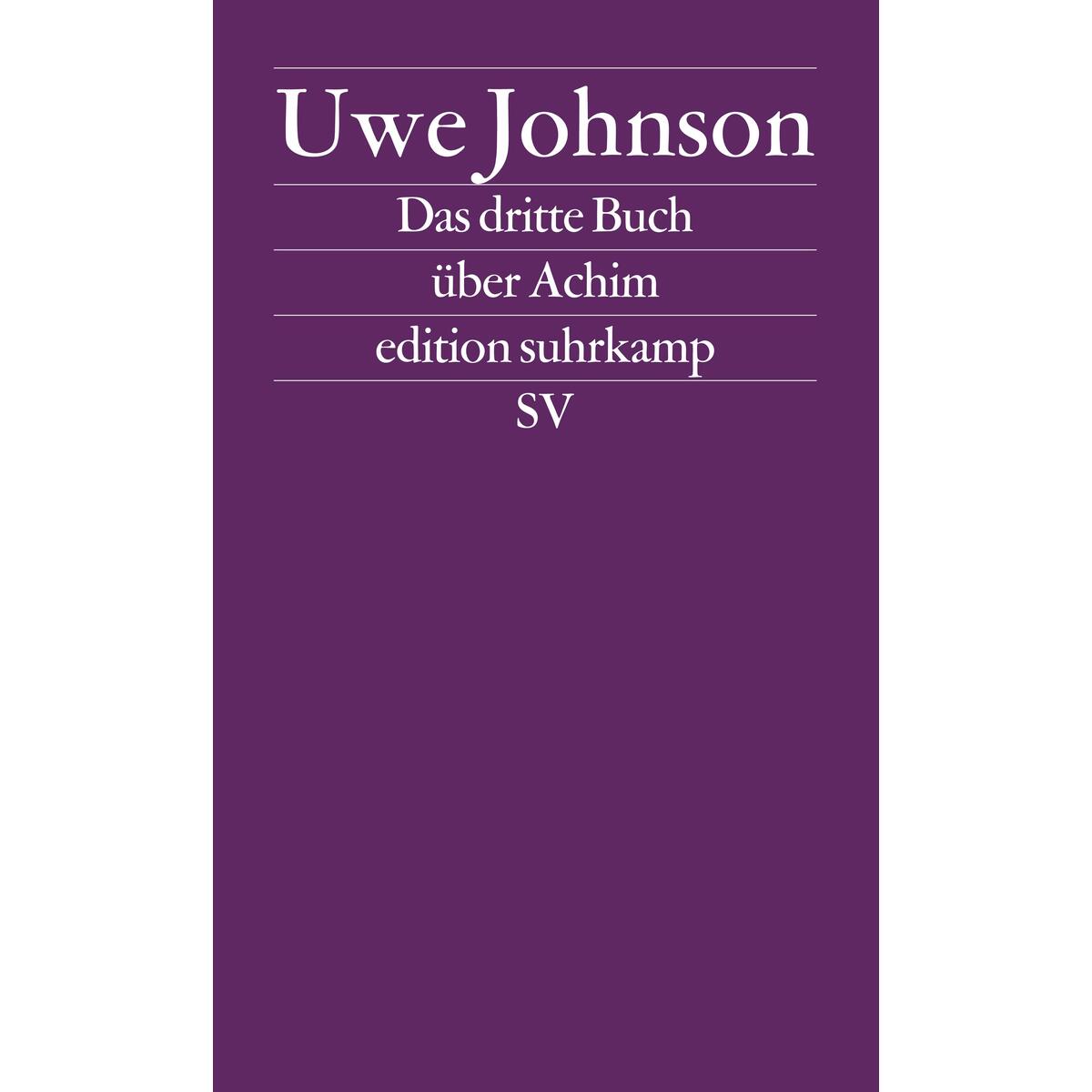 Das dritte Buch über Achim Das dritte Buch über Achim von Suhrkamp Verlag