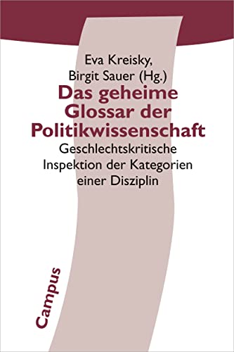 Das geheime Glossar der Politikwissenschaft: Geschlechtskritische Inspektion der Kategorien einer Disziplin (Politik der Geschlechterverhältnisse, 8)
