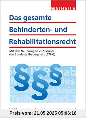 Das gesamte Behinderten- und Rehabilitationsrecht: Ausgabe 2020