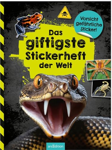Das giftigste Stickerheft der Welt: Vorsicht gefährliche Sticker! | Stickerspaß für Kinder ab 8 Jahren Das giftigste Stickerheft der Welt: Vorsicht gefährliche Sticker! | Stickerspaß für Kinder ab 8 Jahren