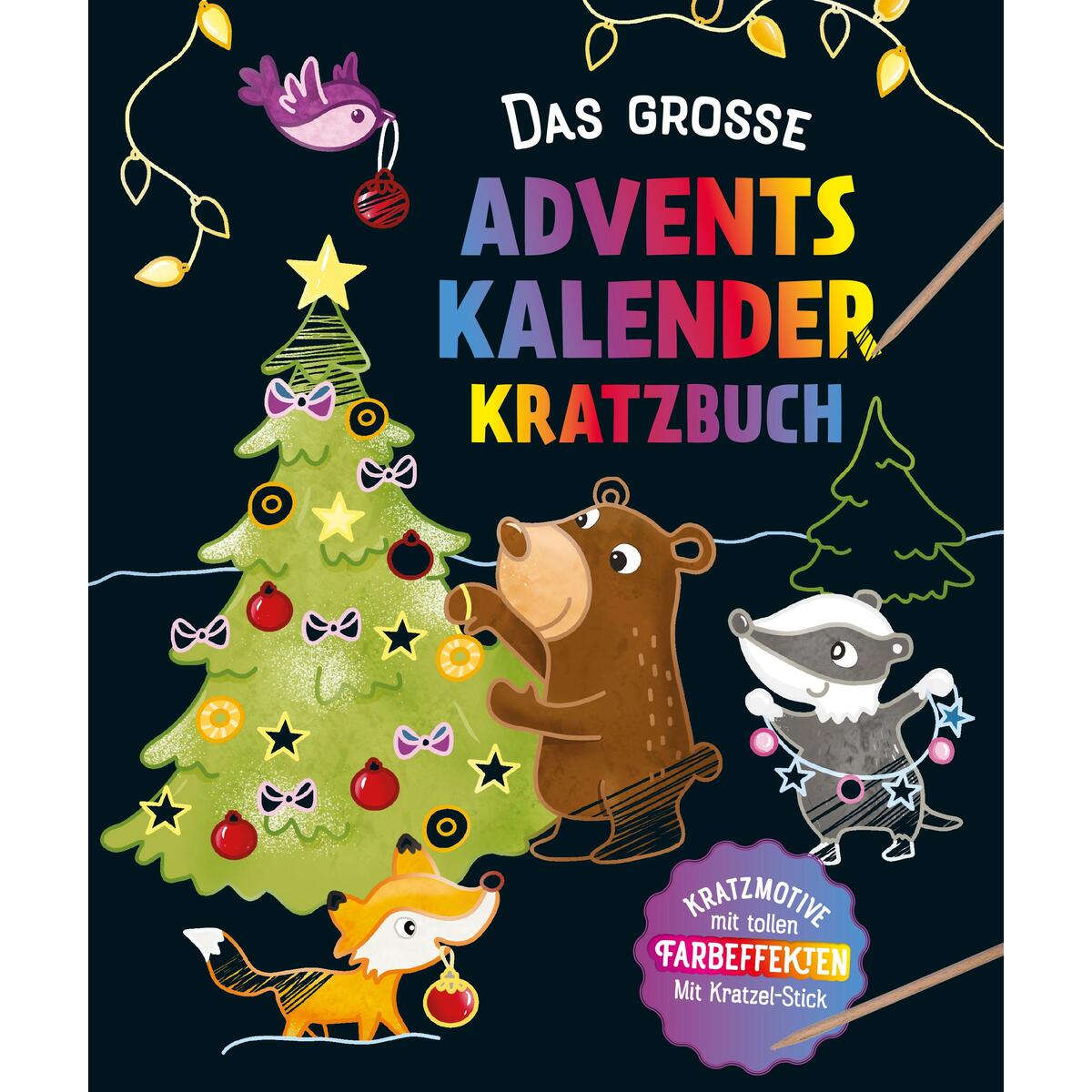 Das große Adventskalender Kritzel-Kratzel Buch Das große Adventskalender Kritzel-Kratzel Buch von Schwager und Steinlein