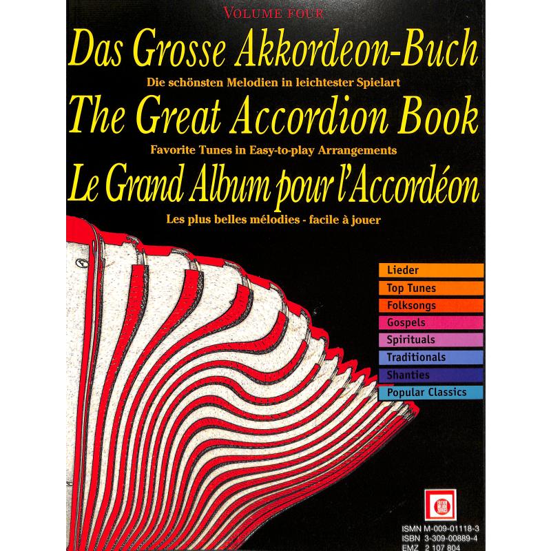 Das grosse Akkordeonbuch 4 Das grosse Akkordeonbuch 4