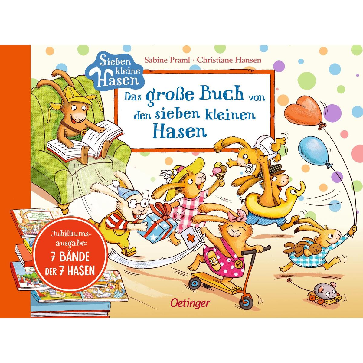 Das große Buch von den sieben kleinen Hasen von Oetinger
