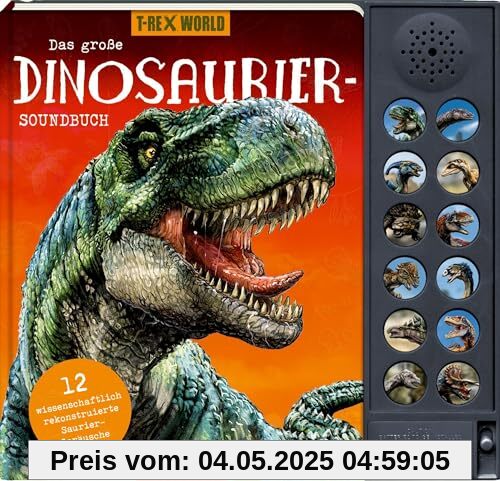 Das große Dinosaurier-Soundbuch: 12 wissenschaftlich rekonstruierte Saurier-Geräusche: ein Sounderlebnis für Dino-Fans ab 5 Jahren, erstklassige Sounds kombiniert mit spannenden, aktuellen Fakten