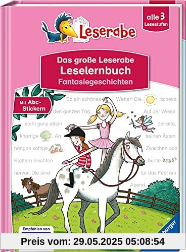 Das große Leserabe Leselernbuch: Fantasiegeschichten - Leserabe ab der 1. Klasse - Erstlesebuch für Kinder ab 5 Jahren (Leserabe - Sonderausgaben)