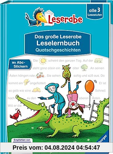 Das große Leserabe Leselernbuch: Quatschgeschichten - Leserabe ab der 1. Klasse - Erstlesebuch für Kinder ab 5 Jahren (Leserabe - Sonderausgaben)