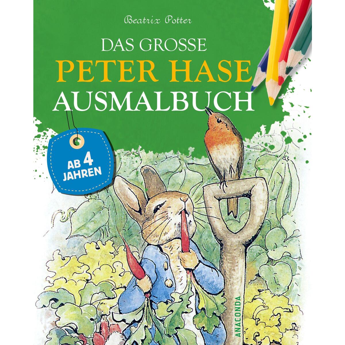 Das große Peter Hase Ausmalbuch von Anaconda Verlag