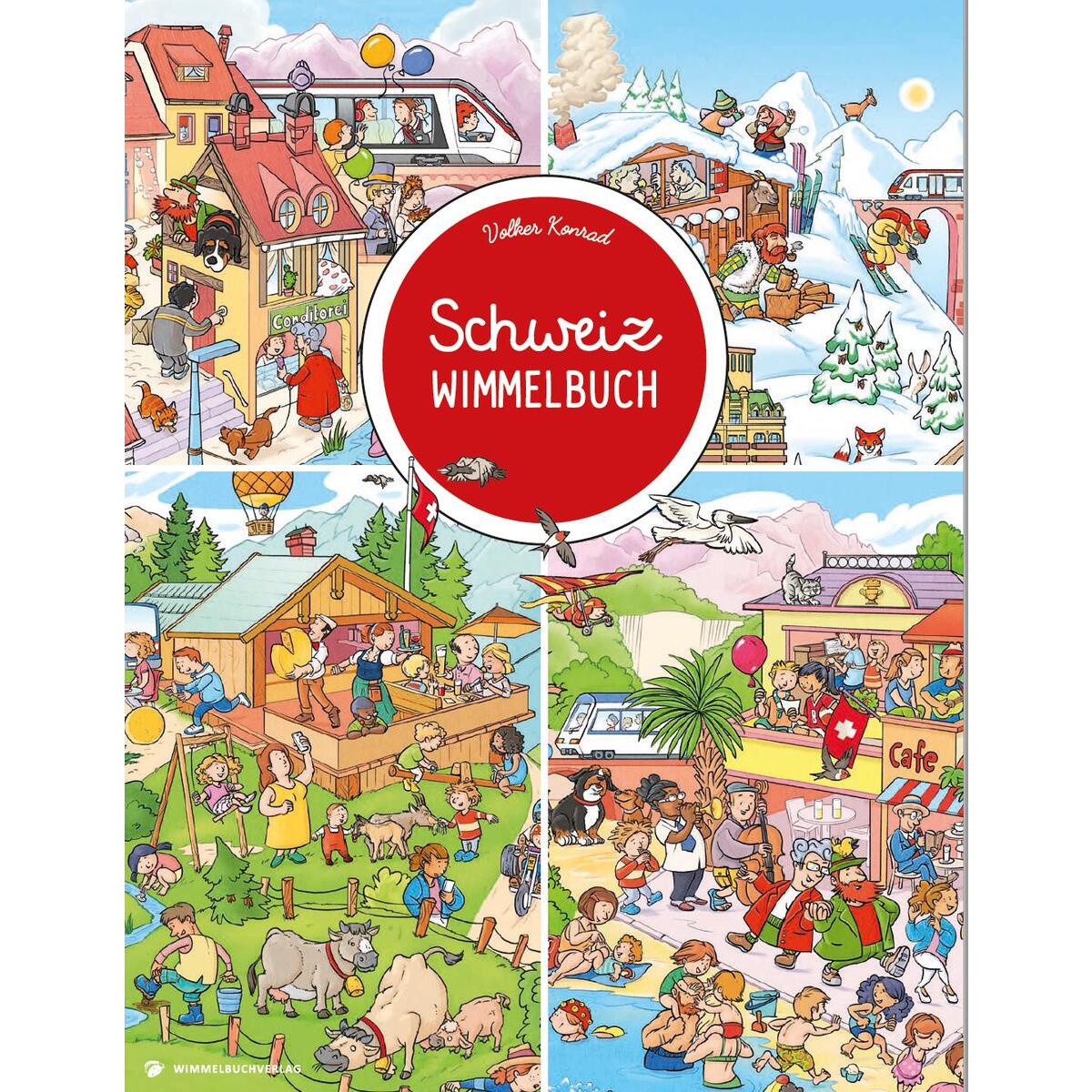 Das große Schweiz Wimmelbuch von Adrian Wimmelbuchverlag