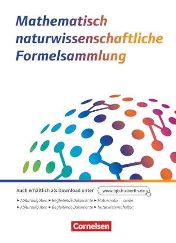 Das große Tafelwerk - neue Generation - MINT-Formelsammlung bis zum Abitur - Alle Bundesländer außer Bayern: Offizielle ... Generation, Alle Bundesländer außer Bayern) von Cornelsen Verlag