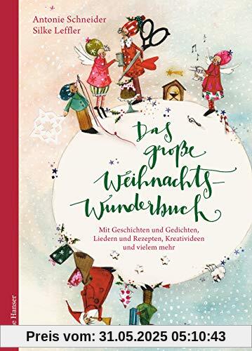 Das große WeihnachtsWunderBuch: Mit Geschichten und Gedichten, Liedern und Rezepten, Kreativideen und vielem mehr - für Kinder ab 8 (Reihe Hanser)