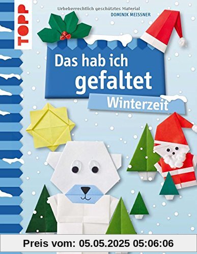 Das hab ich gefaltet Winterzeit: Faltideen für Kinder ab 4 Jahren