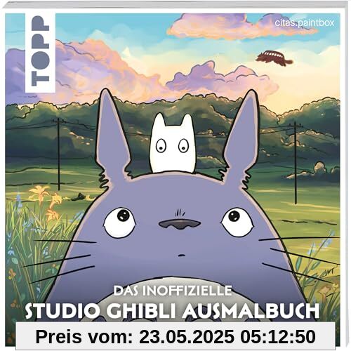 Das inoffizielle Studio Ghibli Ausmalbuch: 42 Ausmalmotive zu den berühmten Filmen