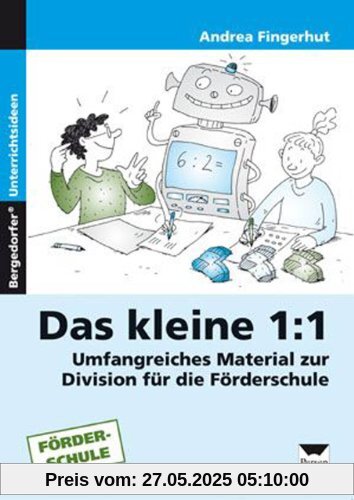 Das kleine 1:1: Umfangreiches Material zur Division für die sonderpädagogische Förderung (3. und 4. Klasse)