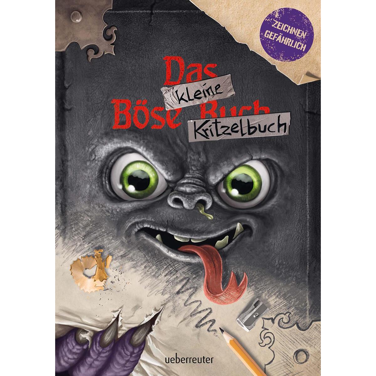 Das kleine Böse Kritzelbuch - Eine spannende Geschichte mit Monster-Zeichentipps... von Ueberreuter Verlag