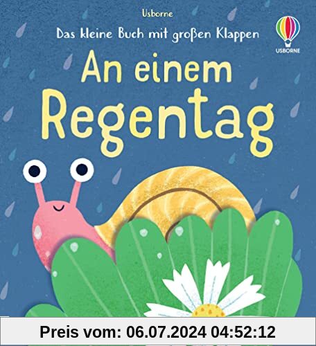 Das kleine Buch mit großen Klappen: An einem Regentag: ein Natur-Buch zum Mitmachen und Entdecken für Kinder ab 6 Monaten (Kleine-Bücher-große-Klappen-Reihe)