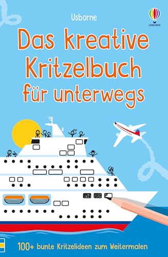 Das kreative Kritzelbuch für unterwegs: über 100 Kritzelideen im handlichen Format – für Kinder ab 6 Jahren (Usborne Knobelbücher)