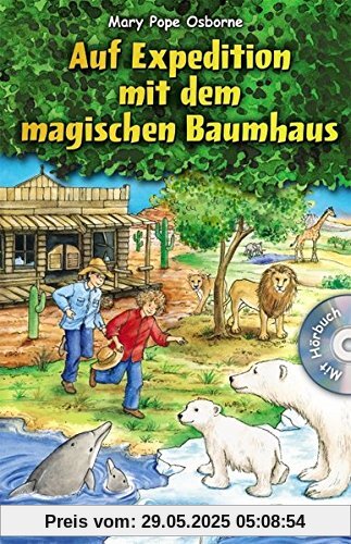 Das magische Baumhaus - Auf Expedition mit dem magischen Baumhaus: Mit Hörbuch-CD Im Tal der Löwen (Das magische Baumhaus - Sammelbände)