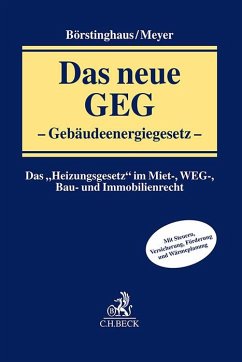 Das neue GEG - Gebäudeenergiegesetz von Beck Juristischer Verlag