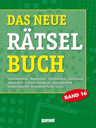 Das neue Rätselbuch Band 16 von garant Verlag