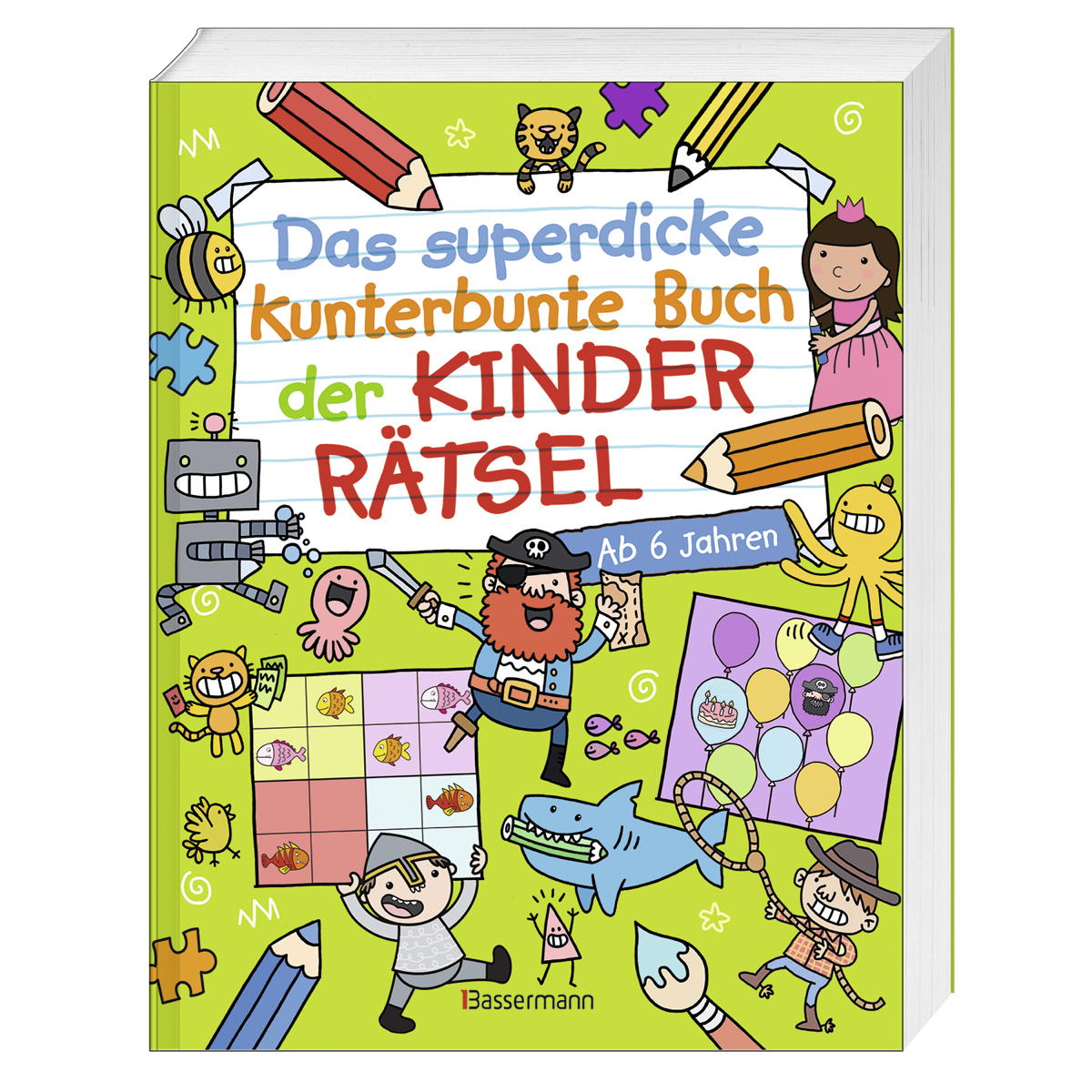 Das superdicke kunterbunte Buch der Kinderrätsel Das superdicke kunterbunte Buch der Kinderrätsel von Bassermann, Edition