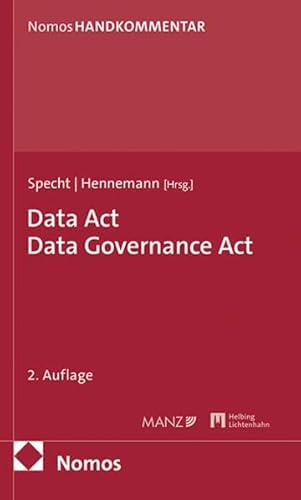 Data Act Data Governance Act Data Act Data Governance Act von MANZ Verlag Wien