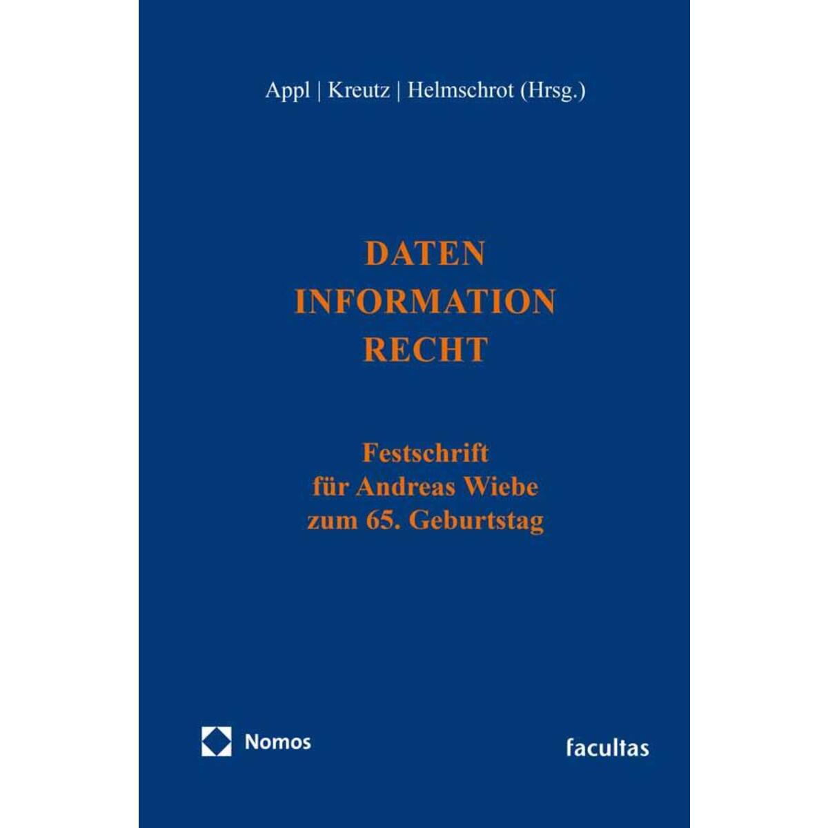 Daten - Information - Recht von Nomos Verlags GmbH