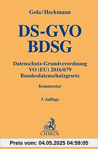 Datenschutz-Grundverordnung VO (EU) 2016/679, Bundesdatenschutzgesetz