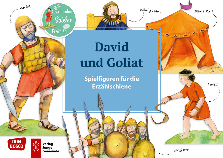 David und Goliat. Erzählschienen-Figurenset David und Goliat. Erzählschienen-Figurenset von Don Bosco Medien
