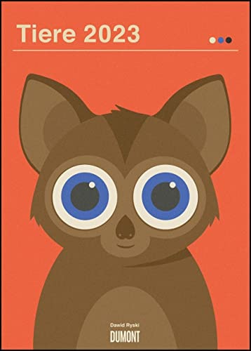 Dawid Ryski: Tiere 2023 – Kinder-Kalender – Poster-Format 50 x 70 cm von Dumont Kalenderverlag