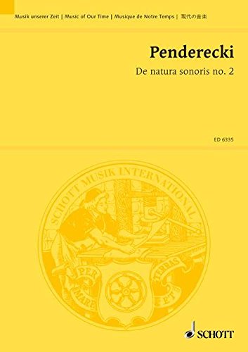 De natura sonoris no. 2: für Orchester. Orchester. Studienpartitur. (Musik unserer Zeit)