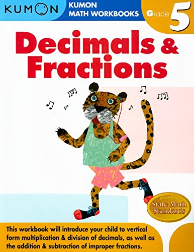 Grade 5 Decimals & Fractions (Kumon Math Workbooks)