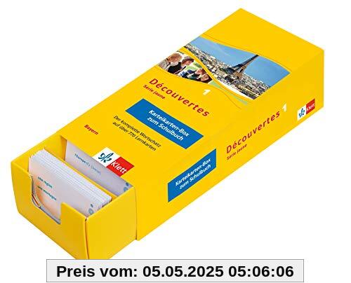 Découvertes 1 Bayern - Vokabel-Lernbox zum Schulbuch: Französisch passend zum Lehrwerk üben