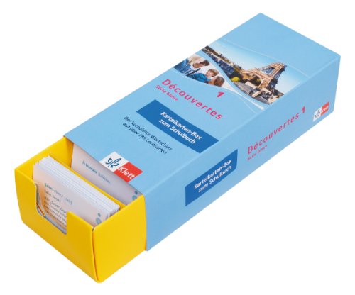 Découvertes 1 Série bleue - Vokabel-Lernbox zum Schülerbuch: 1. Lernjahr passend zum Lehrwerk Découvertes 1 Série bleue - Vokabel-Lernbox zum Schülerbuch: 1. Lernjahr passend zum Lehrwerk
