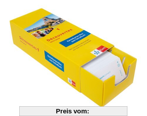 Découvertes 1 Série jaune - Vokabel-Lernbox zum Schülerbuch: 1. Lernjahr passend zum Lehrwerk